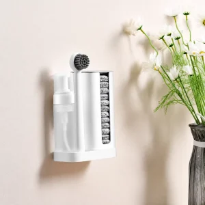 All-in-One Stain Removal Cleaning Kit with Replaceable Pads and Wall Storage