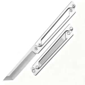 All steel Folding Peeler 5Cr Series Steel Bladeconvenient Ultra sharp Kitchen Fruit Knife Featuring logo Design