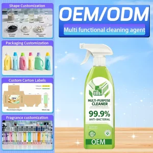 All surface Household Disinfectant Cleaner Spray Eco Friendly Cleaning Products for Daily Home Grease & Germ Removal