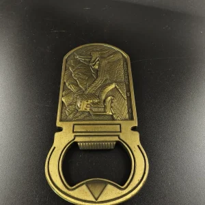 Alloy 3D Relief Bottle Opener Custom Engraved Logo Decorative Bar and Home Decor
