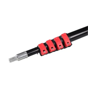 Aluminum 10m Manual Mast Adjustable 60ft Water Fed Telescopic Pole Window Cleaning Attachment Eco Friendly Disposable