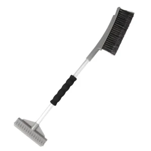 Aluminum Handle Car Snow Brush Ice Scraper Anti Scratch for Auto Wash & Winter Cleaning