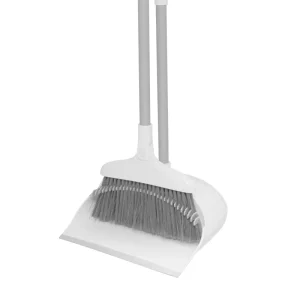 Aluminum & PP Broom and Dustpan Set with Extendable Long Handle