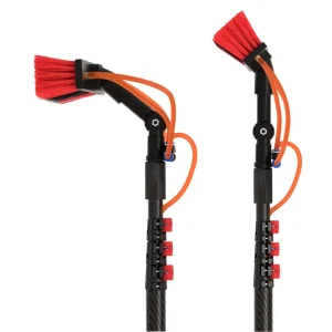 Aluminum Telescopic Solar Panel Cleaning Pole Water Fed Window Washing Brush Handle for Household Use EAST
