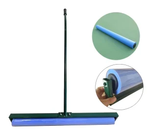 Aluminum Whole Roller Squeegee Golf Water Absorber Durable Waterproof for Court Water Pusher Extractor Cleaner Suction Broom