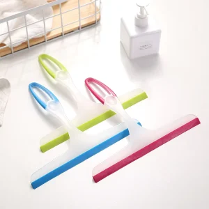 Anti Slip Soft Rubber Window Squeegee with Plastic Handle Home & Car Window Cleaner Glass Scraper Colorful Design
