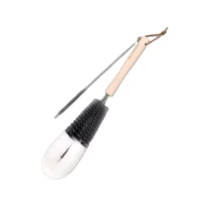 Anti Slip White Wood Handle Leather Craft Cleaning Brush DIY Stitching Scratch Sewing Repair Tool SLJ 125