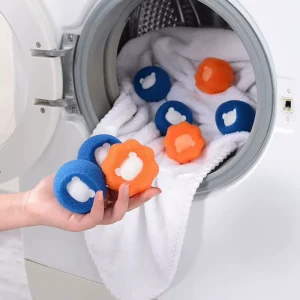 Anti Stick Plastic Hair Remover for Cat Hair Cleaning Suction Drum Ball Design for Washing Machine Filter Laundry Balls Discs