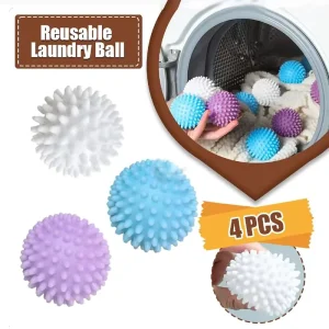 Anti Wrap Laundry Ball Round Pure White Magic Cleaning Drum Washing Machine Laundry Dryer Balls Washing Machine Cleaner