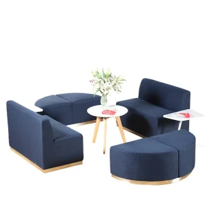 Antique European Style Sectional Sofa Set for Living Room