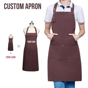 Apron Waterproof Chef Aprons Colorful PU Apron for Kitchen Industry Food Shop Women Cooking Apron