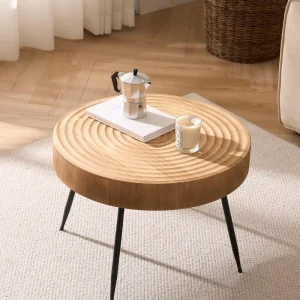 Aquarium Coffee Table Solid Wood Living Room Furniture