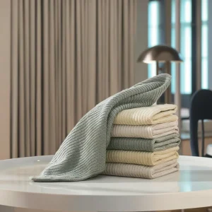 Assorted Stripes 12″ X 16″ Microfiber Cleaning Cloth Washable Multi-purpose Towel for Household Kitchen Windows Dust Free