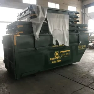 Australia Style Outdoor Metal Garbage Skip Bin for Waste Recycling New and Used Scrap Bin