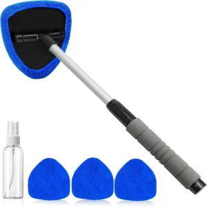 Auto Glass Wiper Kit Car Windshield Cleaning Tool with Inside Handle Made of Durable Plastic