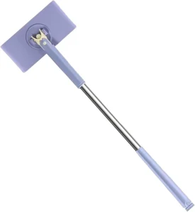 Automatic Durable Telescopic Handle Sliding Wringing Microfiber Mop Head Lightweight Household Flat Mop
