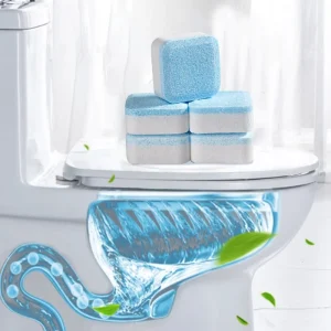 Automatic Eco Friendly Baking Soda Toilet Bowl Cleaning Tablet Deep Cleaning Solid Detergent for Bathroom Use Private Label OEM