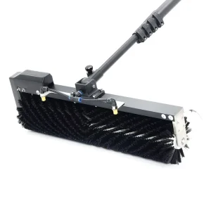 Automatic Water Spray PV Module Cleaning Brush with Aluminum Alloy Telescopic Pole and Brushless Motor for Solar Panel Washing