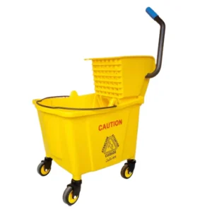 B-040C-2 24L PP Mop Wringer Trolley Bucket with Custom Logo Eco-Friendly Durable Design