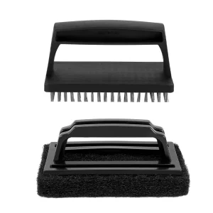 BBQ Grill Cleaner Brush Stainless Steel Wire Grilling Cleaner Heavy Duty Scrubber Cleaning Sponge Pad Tool for Oven Racks