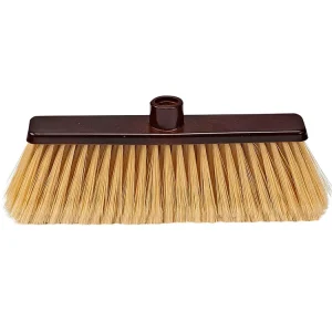 BC5003 Eco Friendly Flat Colorful Home Use Cleaning Broom Plastic Handle Customized Color Bristle PET/PP