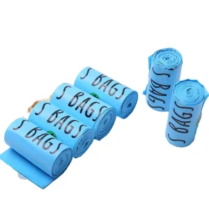 BPI TUV Certified Biodegradable Garbage Bag PLA PBAT Compostable Odorless Trash Bag Waste Bin Liner Custom Logo