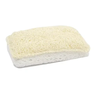 BSCI Audited Compostable Plant Based Kitchen Dishwashing Looofah Cellulose Sponge Scouring Pads