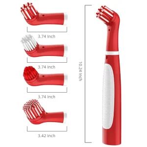 BSCI CE Certification Easy Operation Multifunction USB Recharging Ultra Sonic Cleaner Mini Bathroom Brush for Cleaning