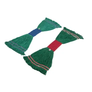 BSCI GRS Colored Wet Mop Head Cut End Looped End Cotton Floor Mop Head