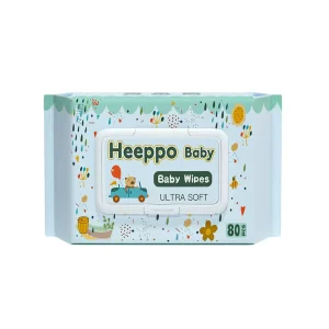Baby Portable Disposable Baby Wet Wipes Hypoallergenic Skin Care Durable Strength Wipes for Baby 80Pcs