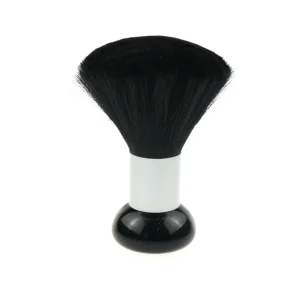 Barber Neck Duster Black Hair Cutting Brush Professional Barber Powder Fluffy Hairbrush Salon Dusting Clean Tool