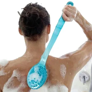 Bath Brush Back Body Bath Shower Sponge Scrubber Brushes with Handle Exfoliating Scrub Skin Bathroom Brush Clean Tools