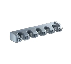 Bathroom Accessories Wall Mounted Shelf Organizer Hook Broom Holder Hanger Behind Doors Kitchen Storage Tool Broom and Mop Rack