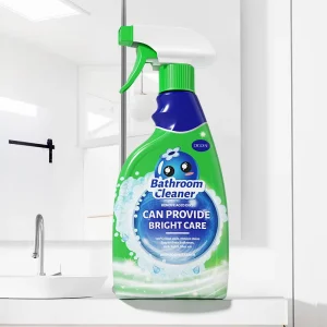 Bathroom Cleaner Spray for Limescale Removal on Toilets Tiles and Glass