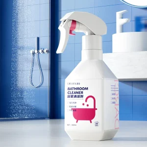 Bathroom Cleaner with Natural Ingredients for Stubborn Grime on Toilets, Sinks, Tiles and Shower Doors