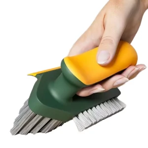 Bathroom Corner and Floor Gap Scraper Brush Dustpan Usage Plastic Broom Head for Home Toilet Cleaning