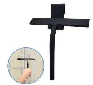 Bathroom Home Silicone Squeegee Wall Cleaning Tool with Overdoor Hook Sanjtary Accessories