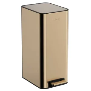 Bathroom Hotel Office Metal Waste Bins Trash Bin Garbage Can Dustbin Kitchen Stainless Steel Trash Can