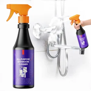 Bathroom Limescale Cleaner for Water Stains on Toilet, Glass Doors, and Bathroom Surfaces
