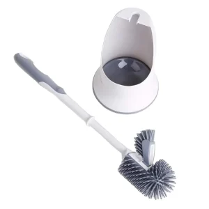 Bathroom Rubber Silicone Toilet Bowl Brush
