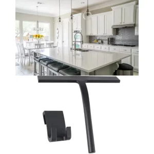 Bathroom Tiles Custom Silicone Squeegee 11 Inches for Shower Glass Doors ODM Shower Squeegee Silicone Black