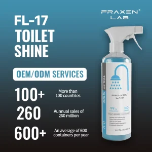 Bathroom Toilet Cleaner with Antibacterial and Odor Removal Properties for Household Cleaning