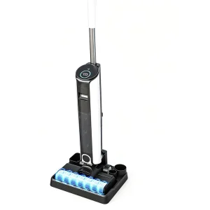 Battery Powered 3 in 1 Floor Washer Wet Dry Vacuum Mop HEPA Filtration Brushless Motor LED Display for Household Hotel