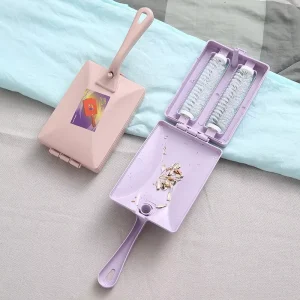 Bed Pet Hair Debris Brush Handheld Carpet Crumb Dirt Fur Cleaner Roller Sweeper Home Cleaning Tools