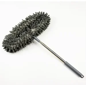 Bendable Chenille Duster Extendable Ceiling Fan Cleaning Tool Lint Free Dust Remover for Blinds Shelves Car Vents Washable