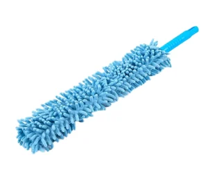 Bendable Ellipse Head Plastic Handle Washable Portable Soft Duster for Computers