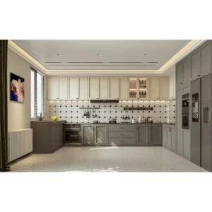 Bespoke Kitchen Cabinets with Made-to-Order Space Allocation and Multi-Layer Functional Zones