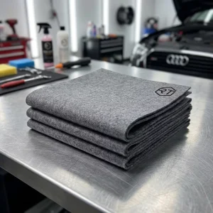 Best Selling 30x40cm Thickened Laser Logo Microfiber Car Drying Magic Cloth for Auto Care