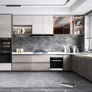 Best Selling Modern Kitchen Cabinet Solid Wood Cuisine Complete Free Kitchen Design