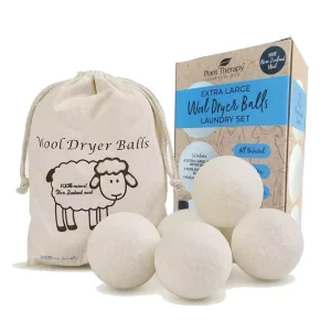Best Selling New Zealand Wool Dryer Balls 7cm Size Laundry Felt Discs for Clothes Drying